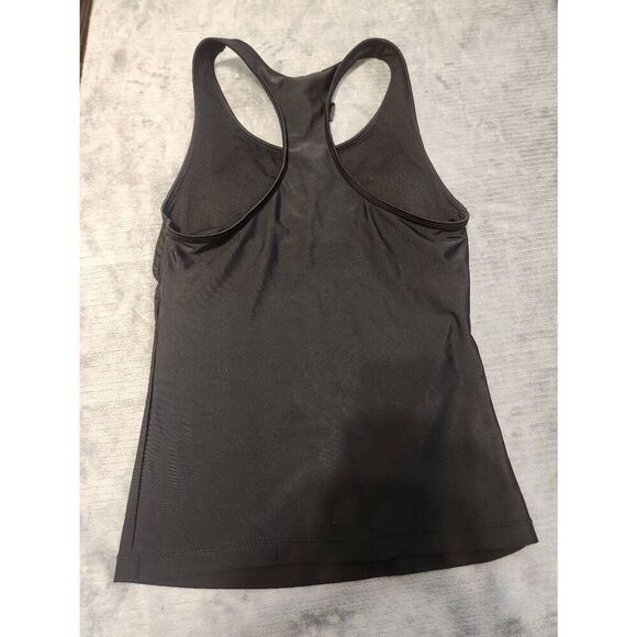 Volcom Juniors' Simply Solid Racerback Tankini Top Size S Black - Picture 4 of 4